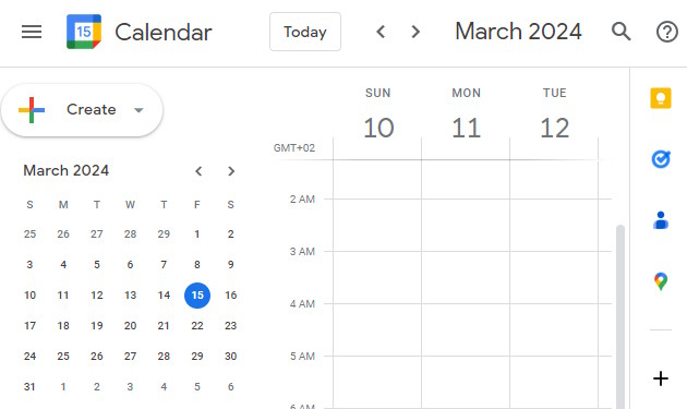 google calendar/
